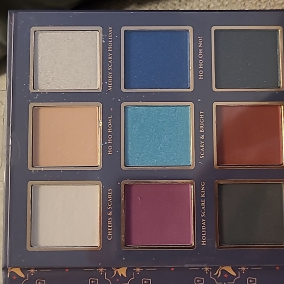 Disney Nightmare Before Christmas Merry Scary Holidays Eye Shadow Palette NEW - Picture 3 of 5